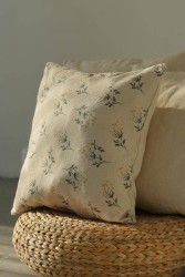 Dal Desen Pamuk 45x45 Kırlent Kılıfı - 7