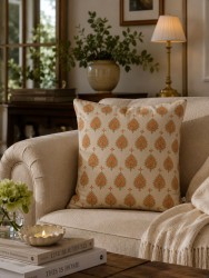 Damla Desen Pamuk 45x45 Kırlent Kılıfı - 1