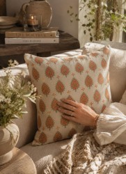 Damla Desen Pamuk 45x45 Kırlent Kılıfı - 3