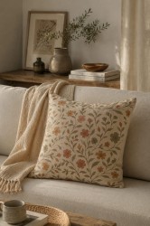 Kır Çiçeği Pamuk 45x45 Kırlent Kılıfı - 8