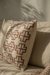 Tera Pamuk 45x45 Kırlent Kılıfı - 4