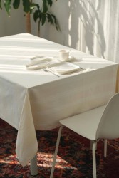 Yatay Çizgiler Masa Örtüsü 225x145 - 3